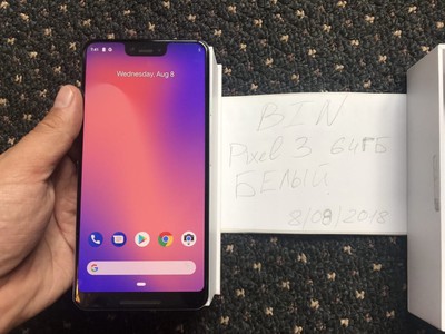 Google Pixel 3 Xl Production Unit Leak Reveals Taller Iphone X Like Notch Macrumors