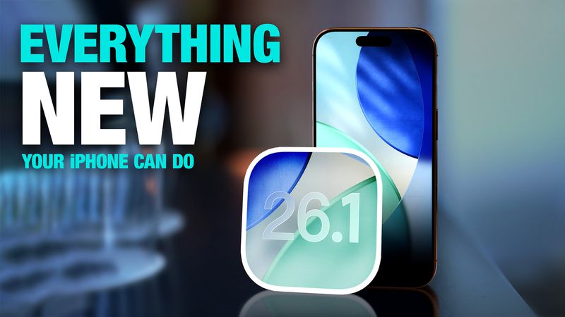 8 New Things Your iPhone Can Do in iOS 26.1 - MacRumors