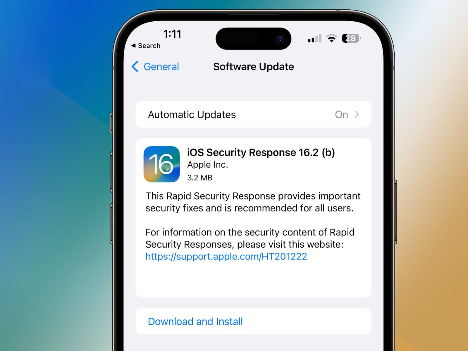 iphone 11 update ios 16.2