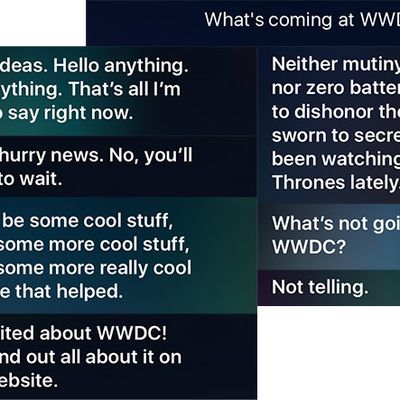 Siri WWDC 2016 responses