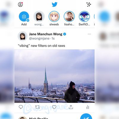 twitter edge to edge layout