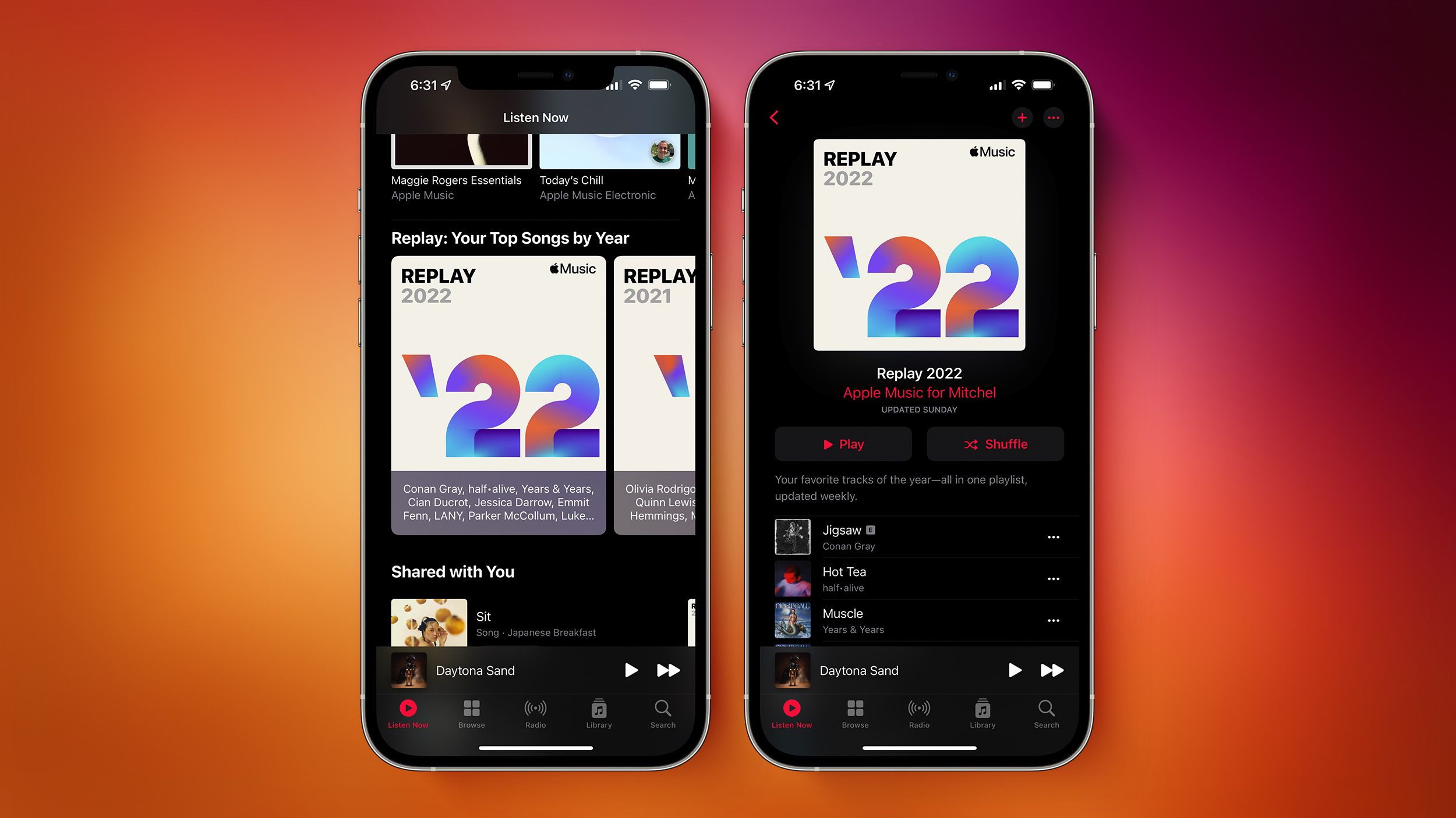 Sustancialmente Moderar Comercio Apple Music 'Replay 2022' Playlist Now Available - MacRumors