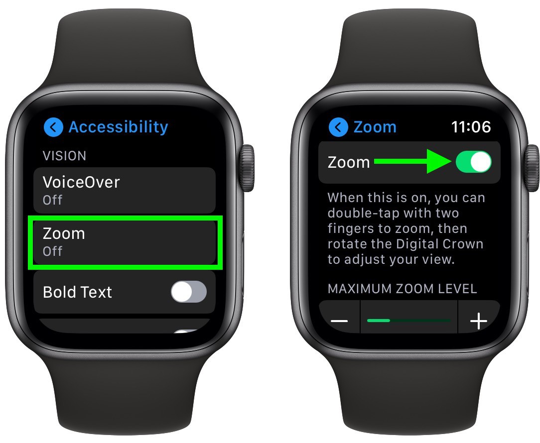 apple watch zoom