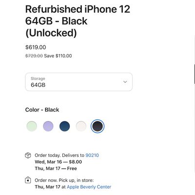 refurbished iphone 12