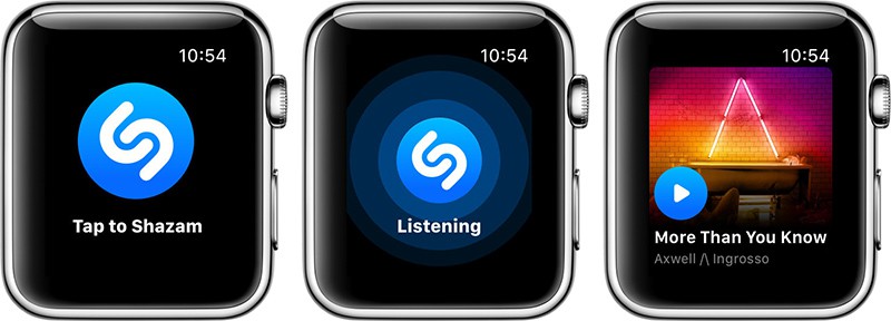 Shazam на apple watch как настроить