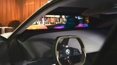 bmw i vision dee interior - CES 2023: BMW از نمونه اولیه خود رونمایی کرد که ظاهراً برای رقابت با خودروی اپل آماده شده است
