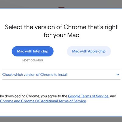 google chrome apple silicon macs