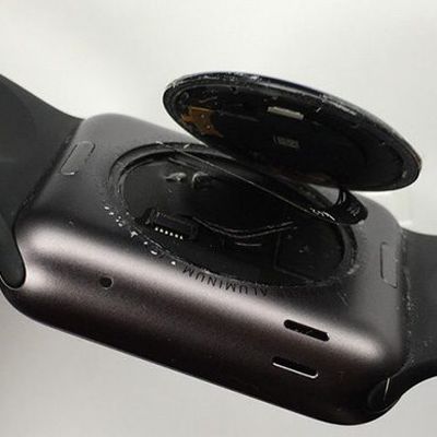apple watch separated back cover