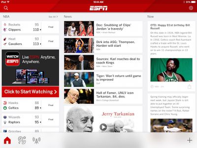 ESPN iPad