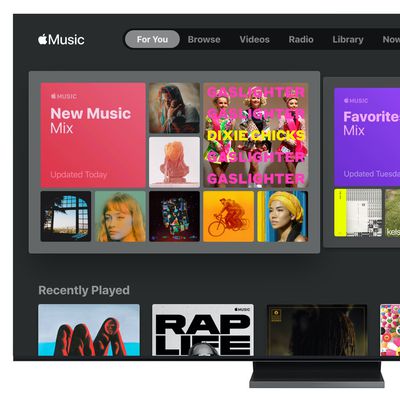 samsung tv apple music