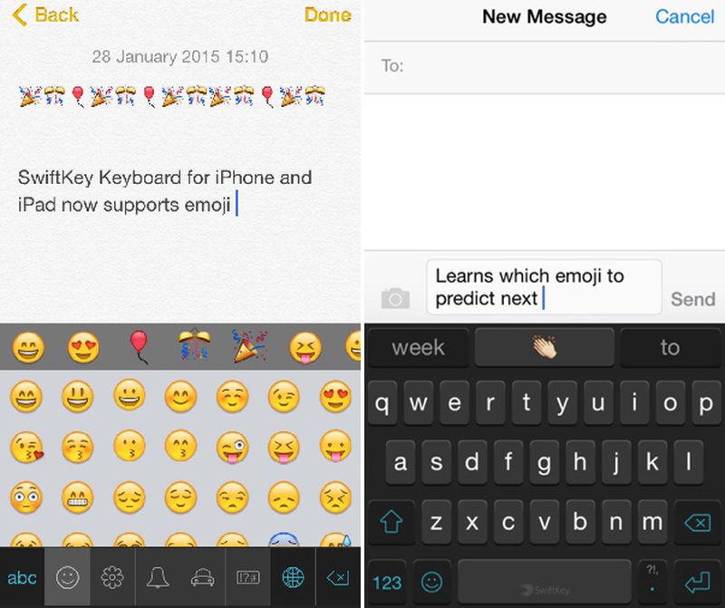 SwiftKey Keyboard for iOS Updated With Emoji, Flow Typing on iPad