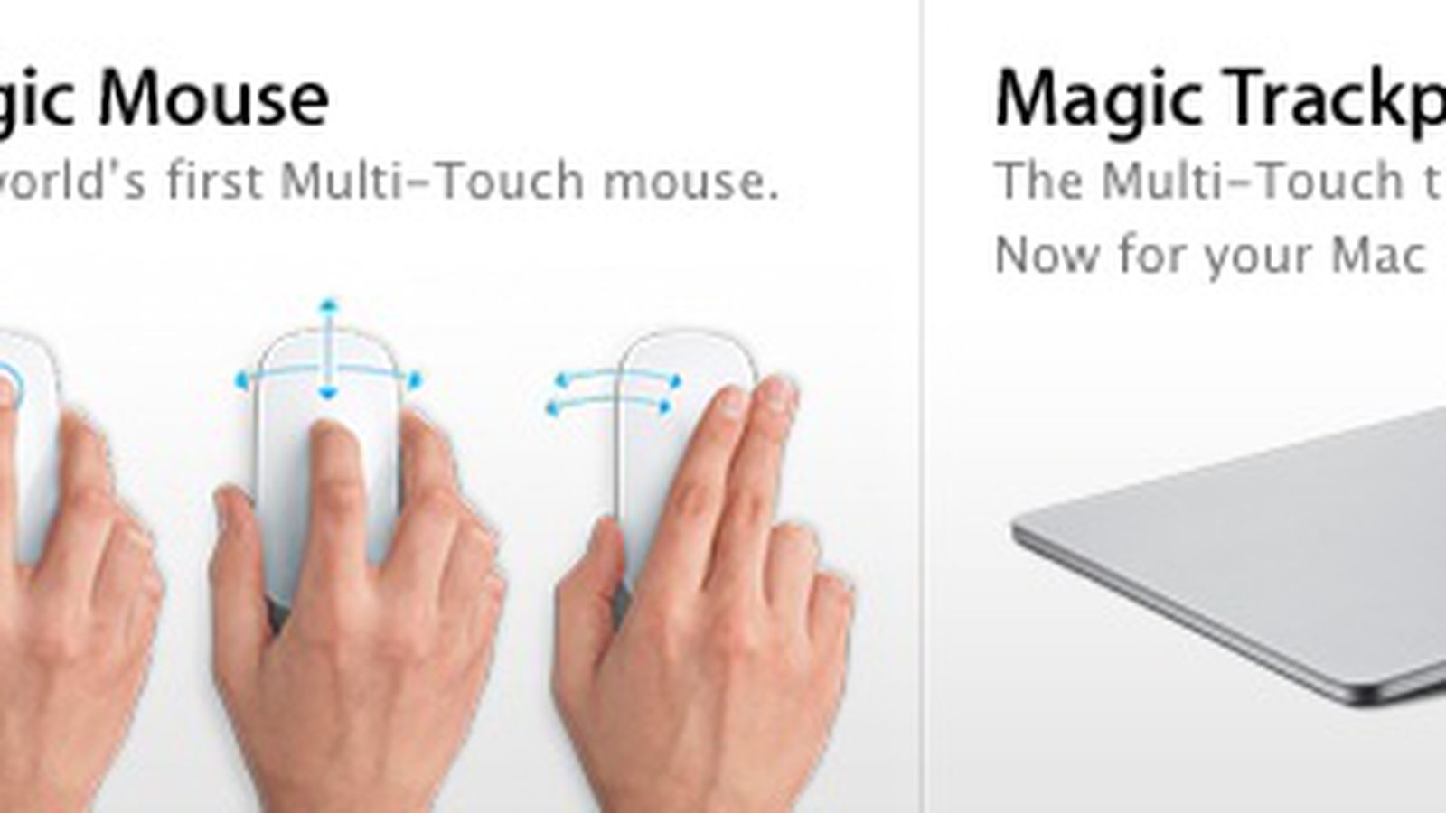 Magic Mouse vs Magic Trackpad