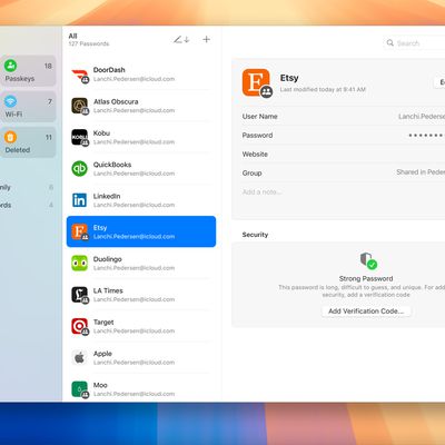 macOS Sequoia Passwords app
