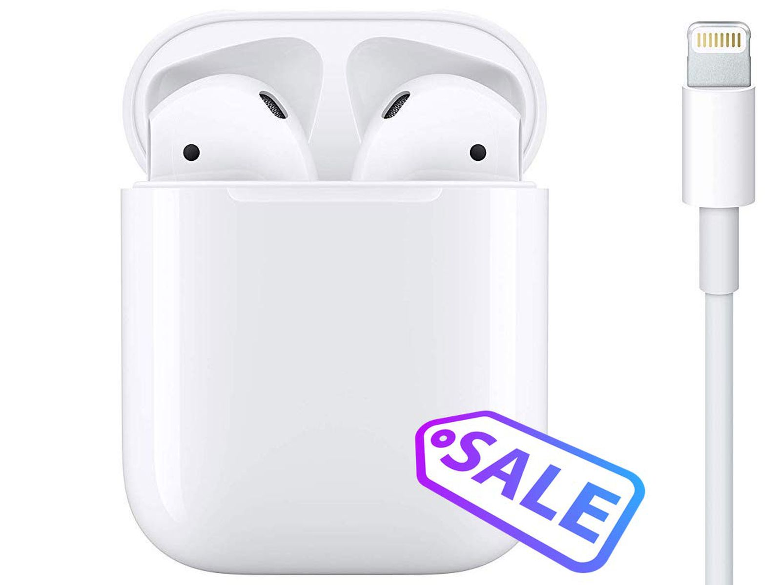 Deals: AirPods With Charging Case Sale for Low Price of $129.98 ($29 Off) - MacRumors