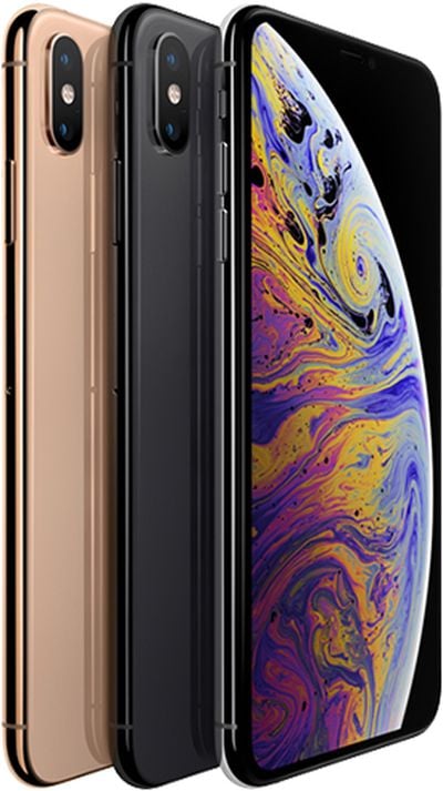 iphone xs right aligned