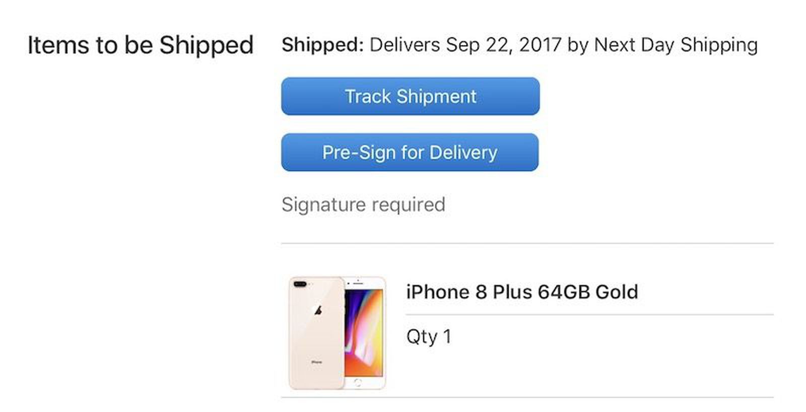 Reminder How to PreSign for Your Delivery of New Apple Products