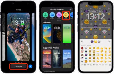 iOS 16: How to Create an Emoji Lock Screen Wallpaper - MacRumors