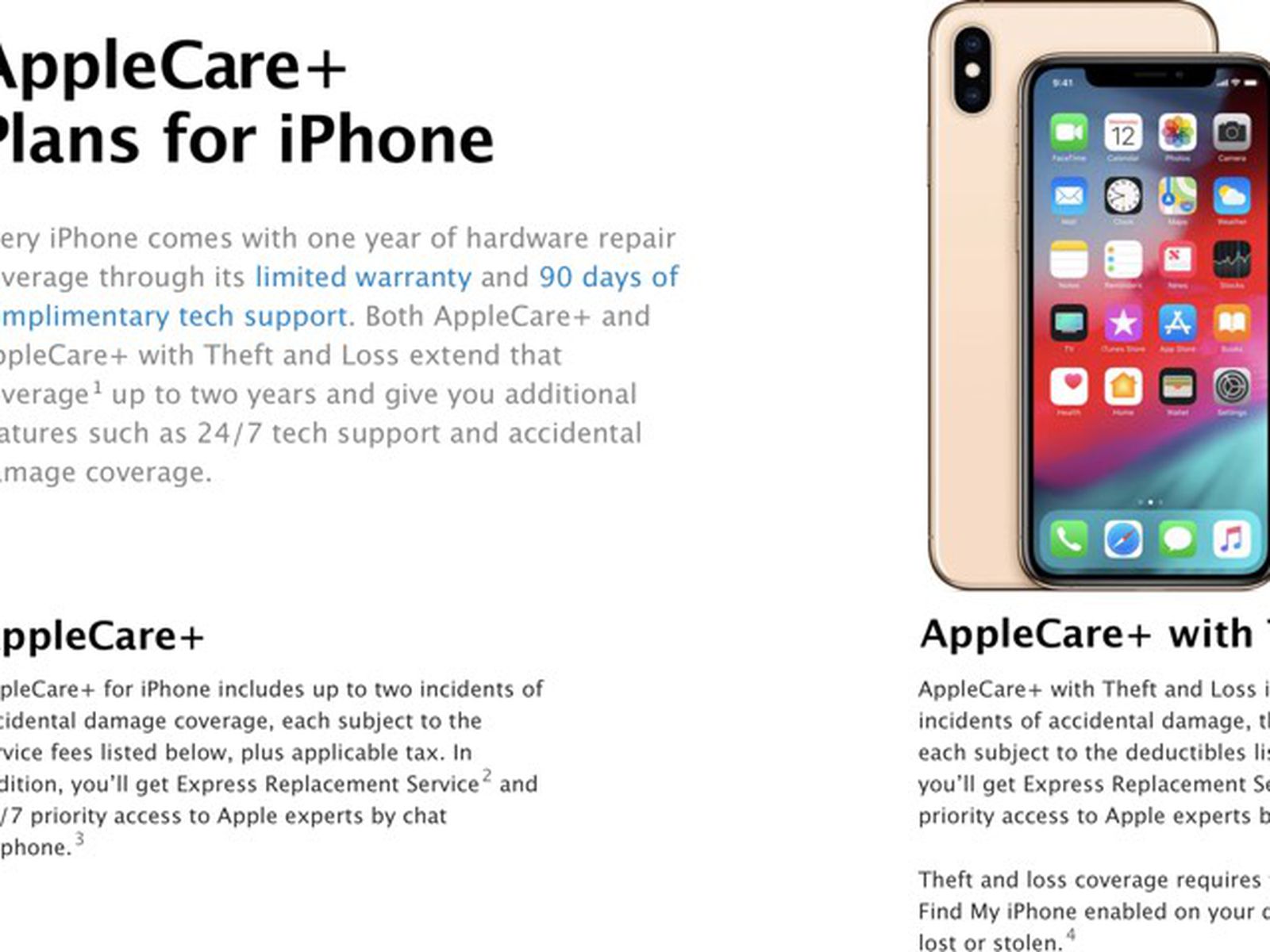 Apple Debuts New AppleCare+ Theft and Loss Plan Priced at $299 for 