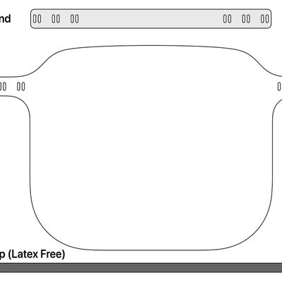 apple face shield parts