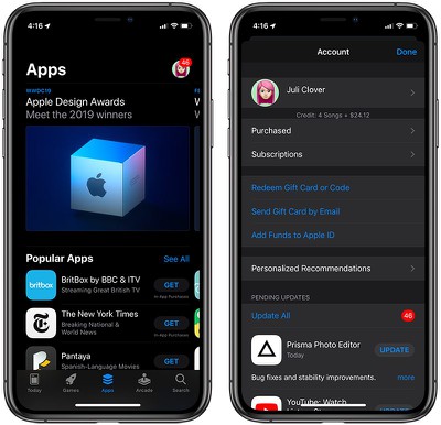 Ios 13 Lets You Delete Apps Right From The Update List Macrumors