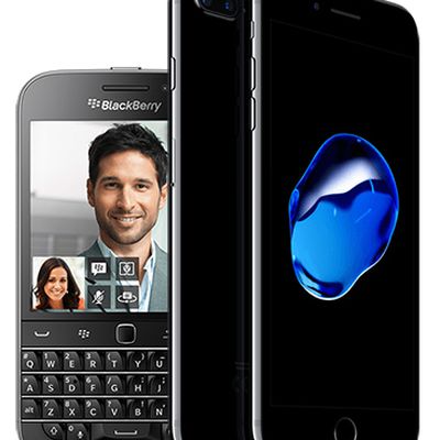 blackberry vs iphone 7 plus