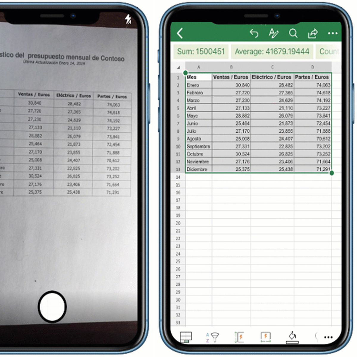 open excel files on iphone