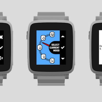 pebble happiness app