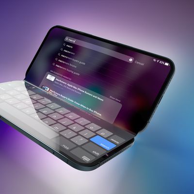 Foldable iPhone 2023 Feature Iridescent Search