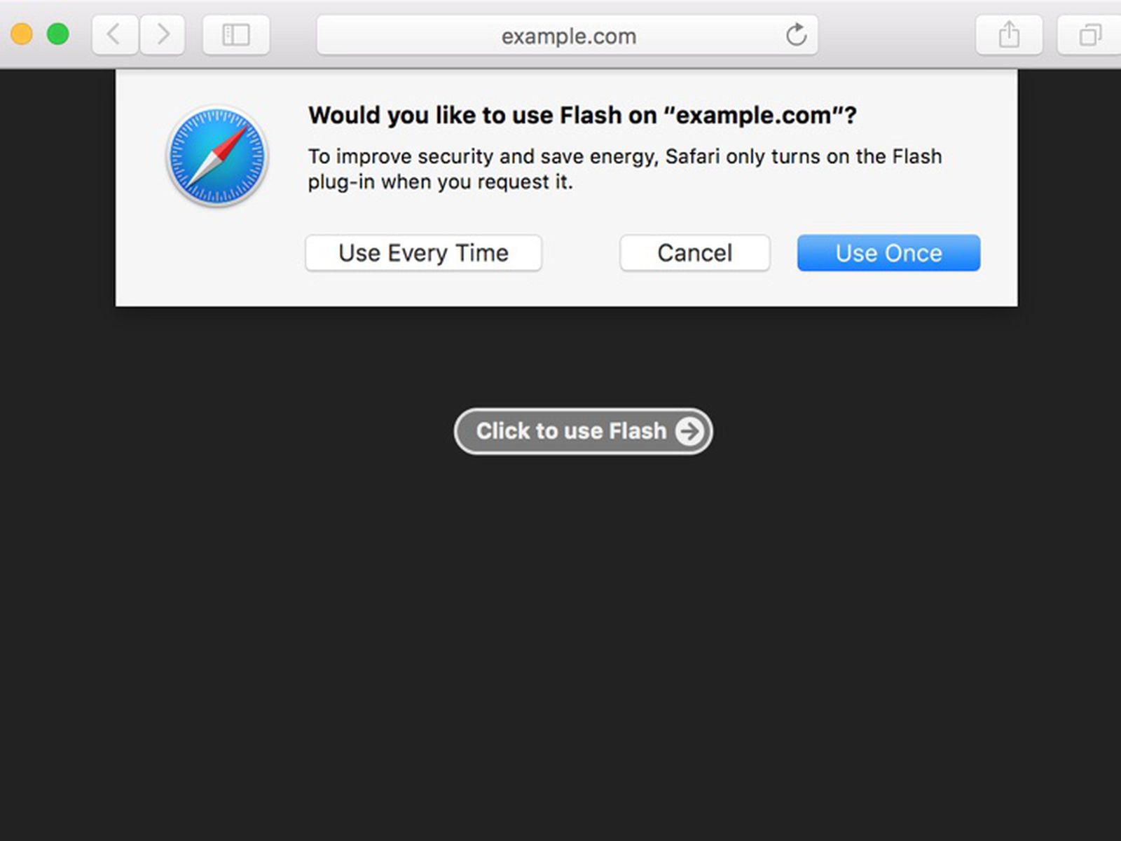 allow adobe on safari on os x 10.10.5