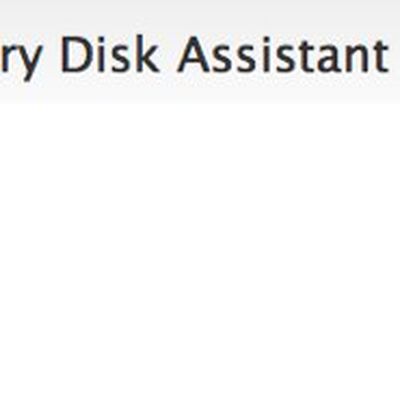 Lion Recovery Disk Assistant