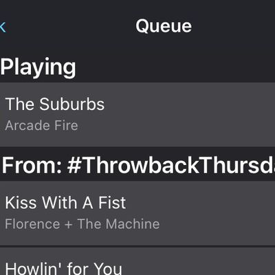 spotify carplay queue app