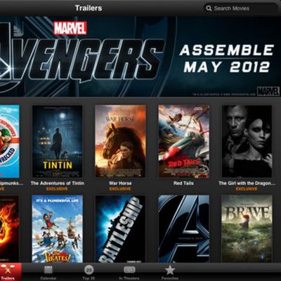 itunes movie trailers ipad