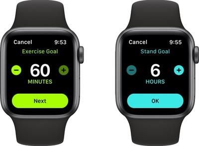 watchOS 7 Lets You Customize Stand Hours and Exercise Minutes