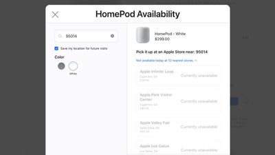 homepod availability retail stores
