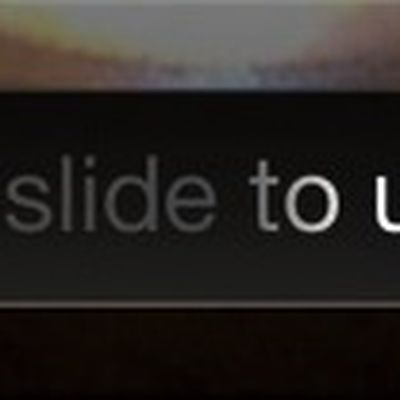 iphone slide to unlock