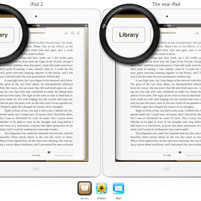 ipad retina side by side