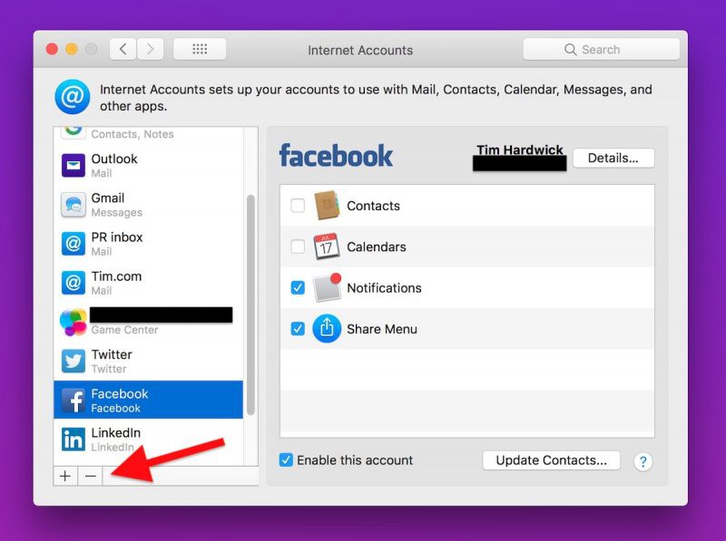 remove unlox from mac