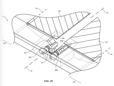 apple patent foldable device movable flaps 1