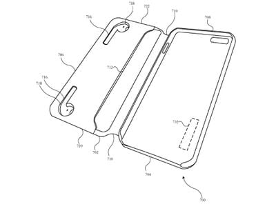 airpods iphone case patent folio