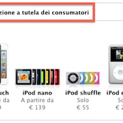 italian apple store applecare notice