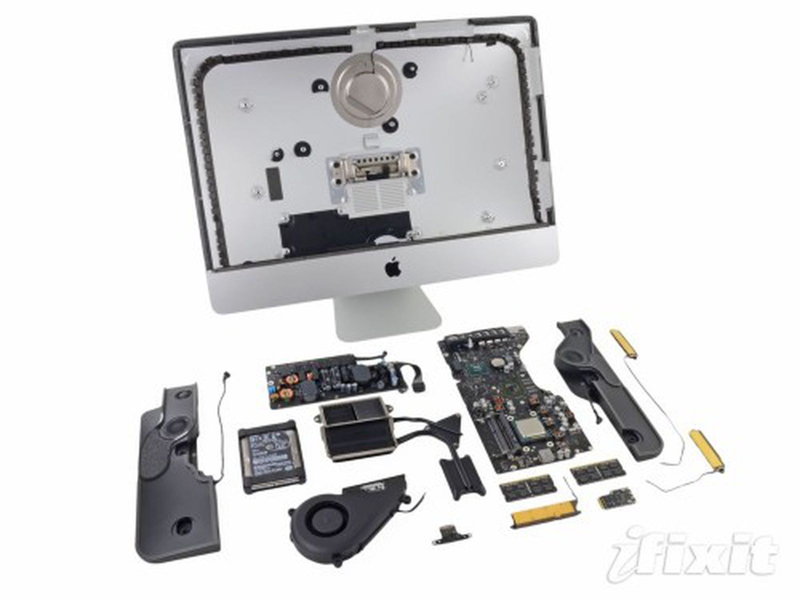 Teardown of New 21.5-inch iMac Reveals Glued Down LCD and Dual