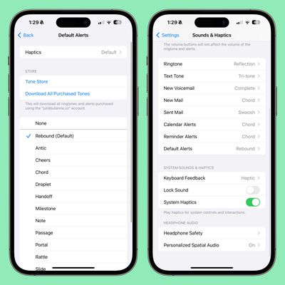 ios 17 default alert