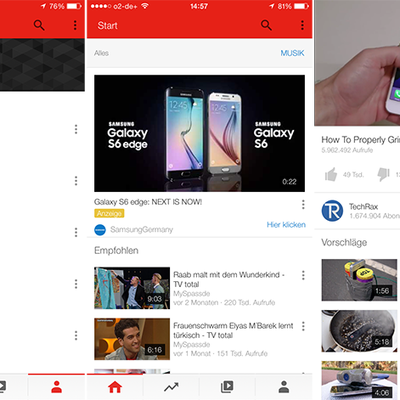 YouTube for iOS Redesign