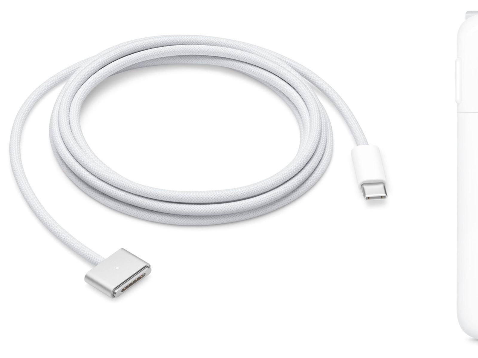 Apple Selling New $49 Braided MagSafe Cable and $99 140W Power