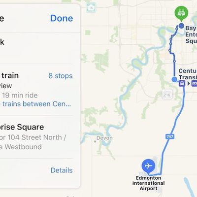apple maps transit edmonton