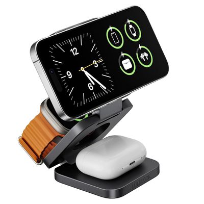 lululook 3 in 1 travel charger wireless