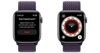 watchos 9 compass app backtrack - watchOS 9 اپلیکیشن قطب نما به روز شده را با نقاط راه و پس زمینه به ارمغان می آورد