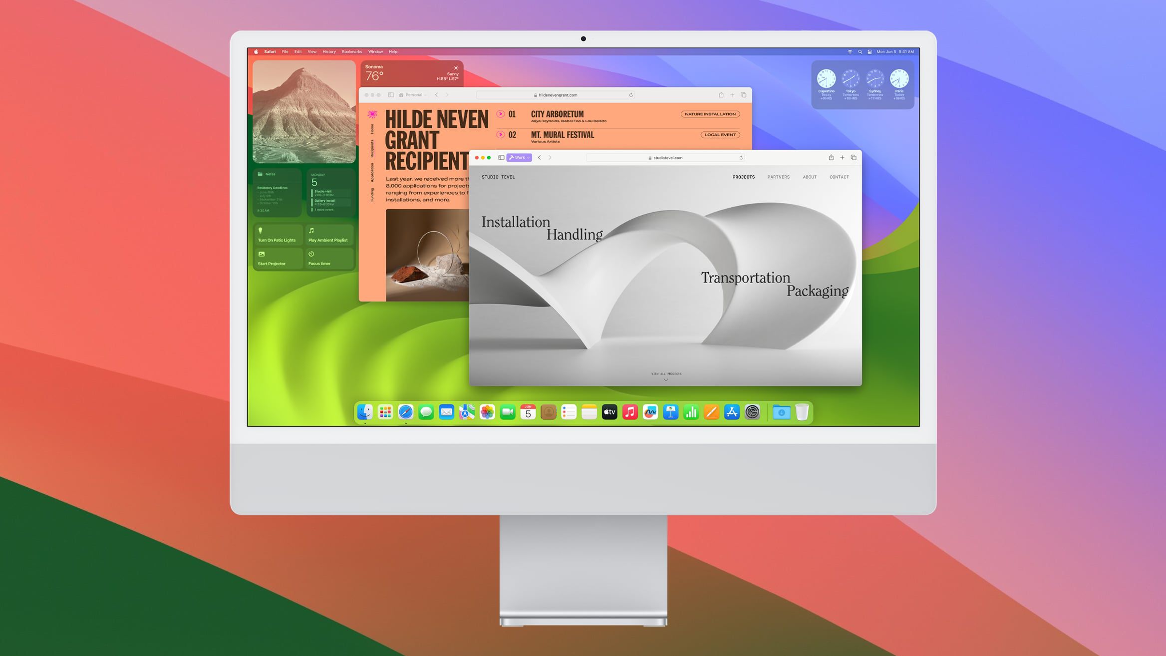 Apple, 새로운 위젯 기능, Safari 업데이트, 화면 공유 개선 등을 갖춘 macOS Sonoma 출시