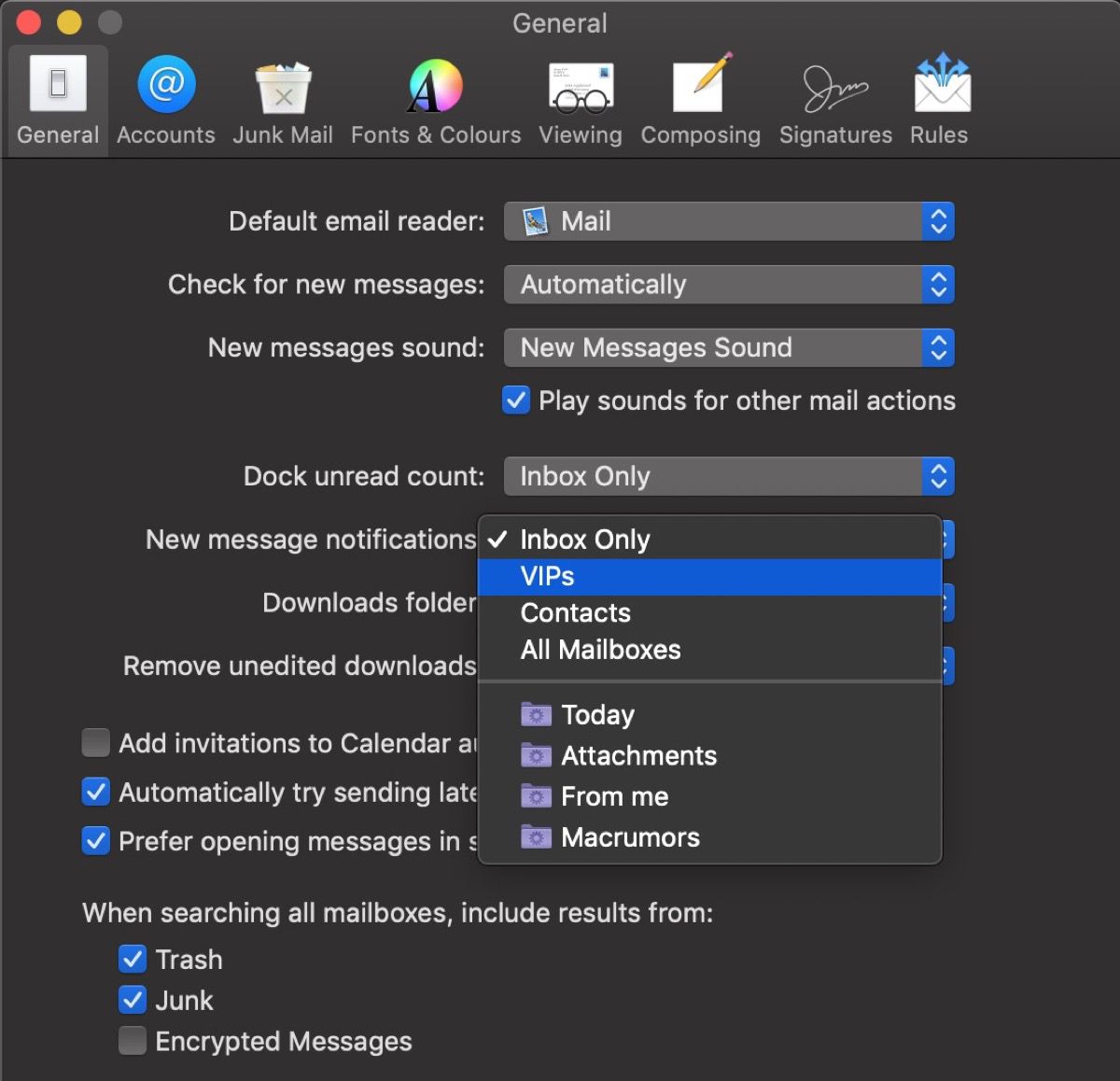 How to Get Unique Alerts for VIP Emails Received on Your Mac - MacRumors