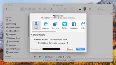 How to Share Files Stored in Your iCloud Drive - MacRumors